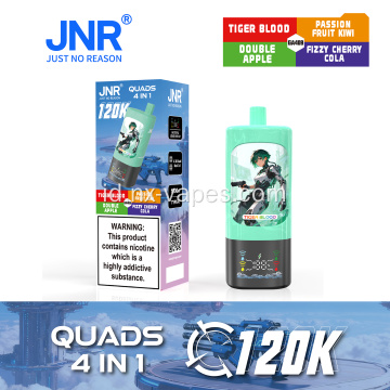 JNR 120K puff 4in1 Vape asli